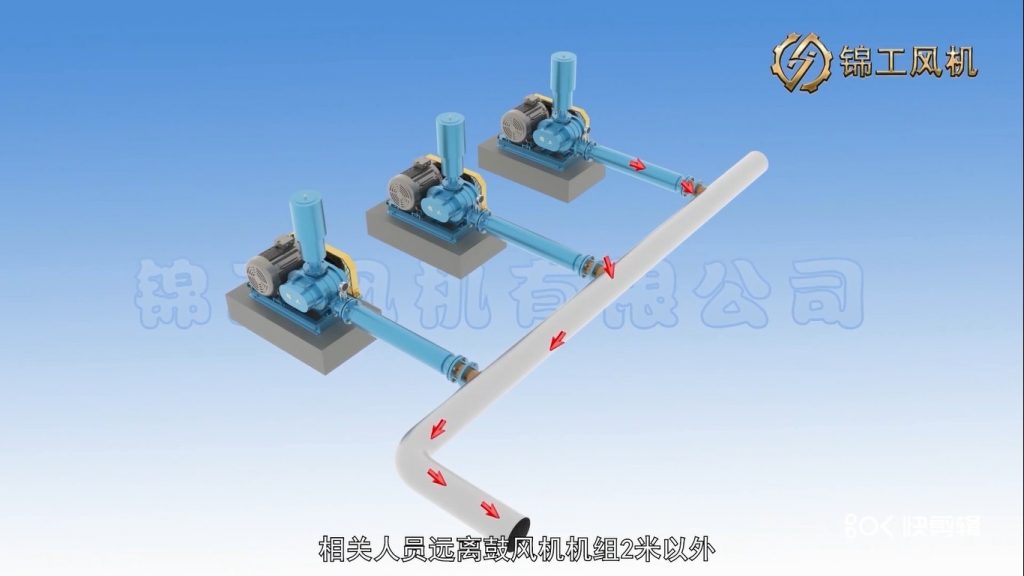 羅茨風(fēng)機(jī)開(kāi)機(jī)試運(yùn)行